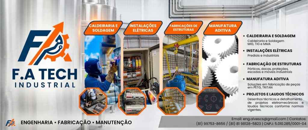 Folheto Institucional Oficial F.A TECH Industrial